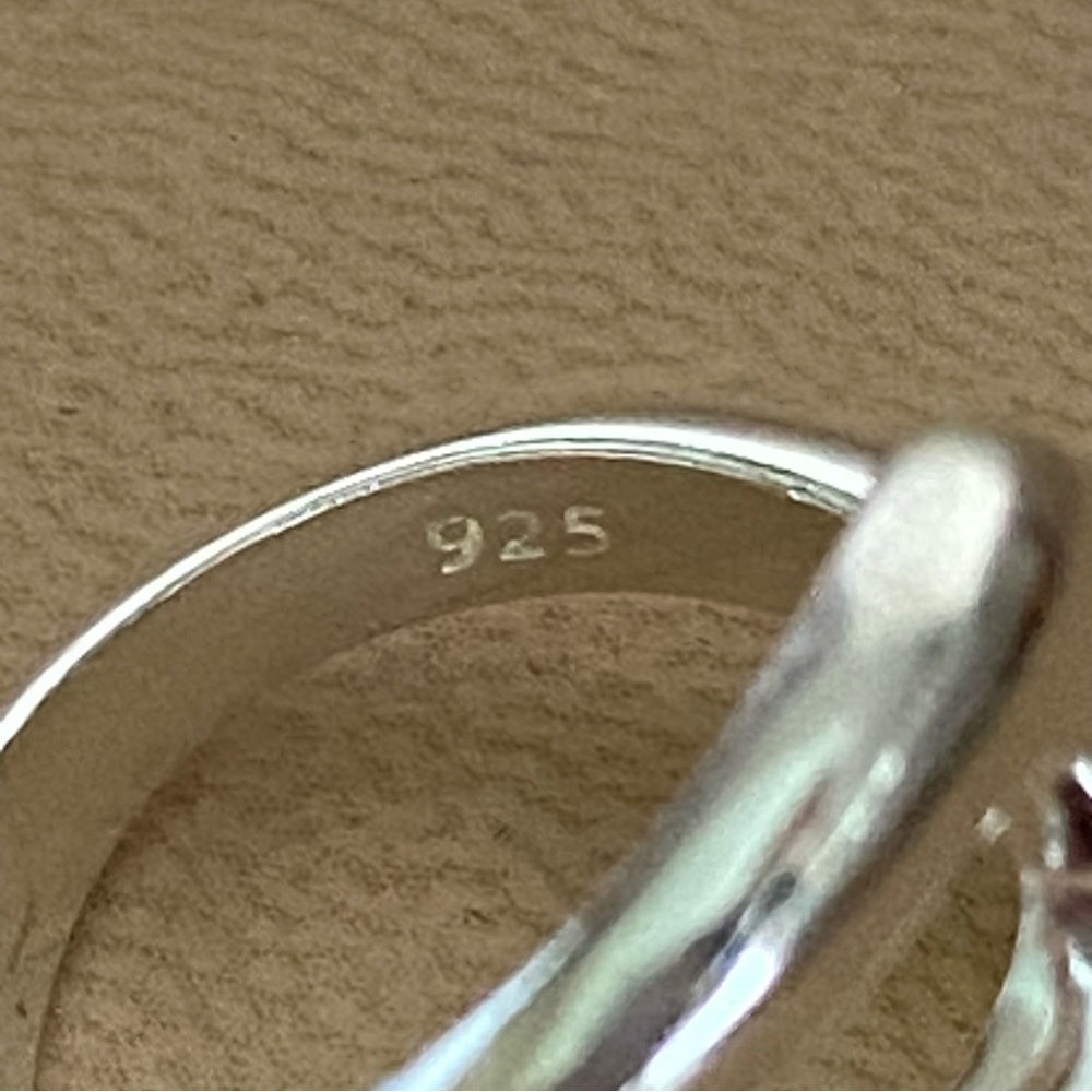 Host Pick Sterling Silver Adjustable Loop Ring - image 3